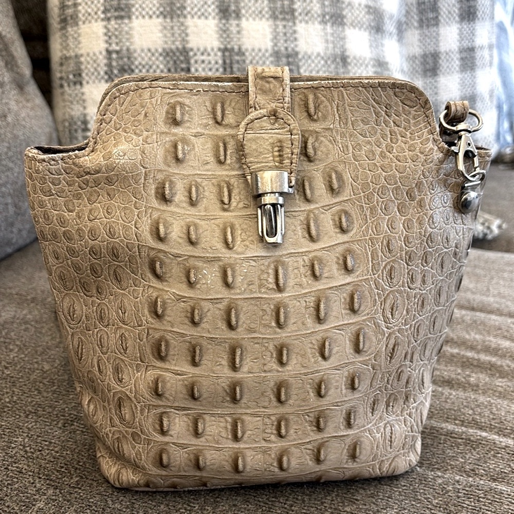 Borse In Pelle‎ Crossbody Leather Embossed Crocodile Leather Shoulder